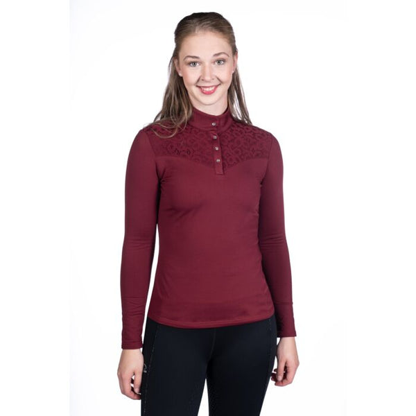HKM Functional shirt -Berry Lace