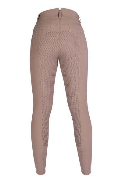 HKM Riding Breeches - Lavender Bay - full silicone seat