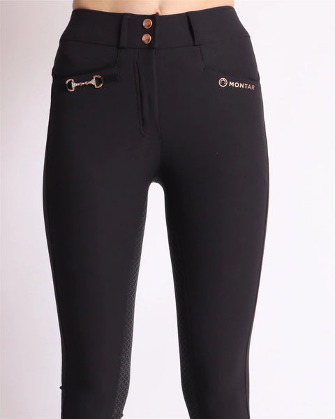 Montar Molly Yati Highwaist NEW Rosegold Edition - Black, Fullgrip