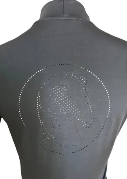70 Degrees Mock Neck with Equus Art