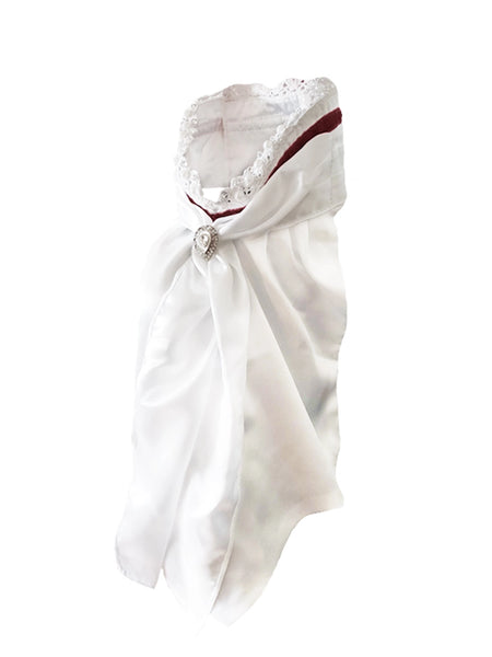 Equestrian Stockholm Stock Tie Queen Bordeaux