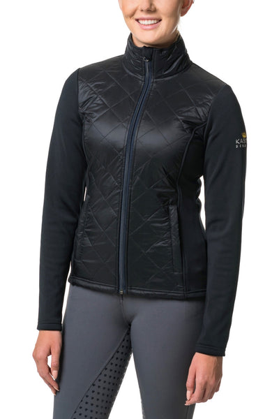 Kastel Black Quilted Front Jacket