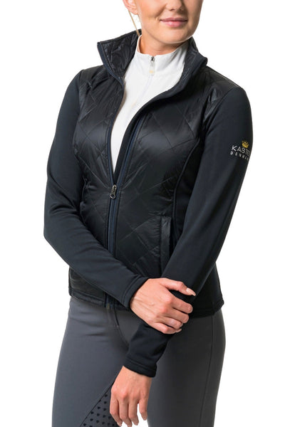 Kastel Black Quilted Front Jacket