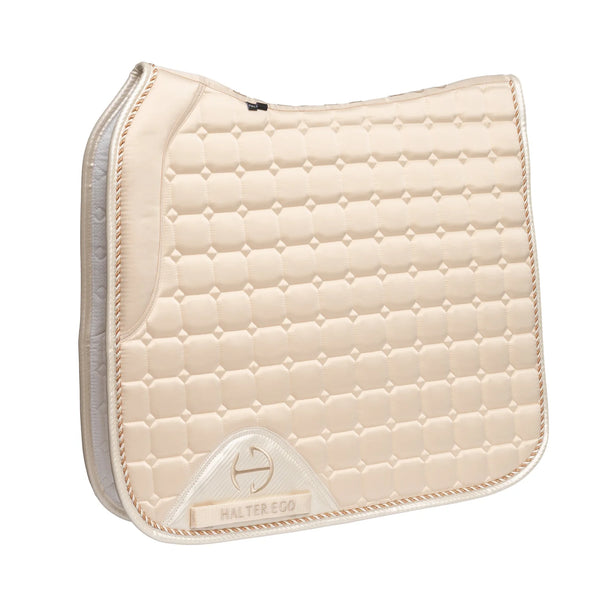 Halter Ego  Carbon Tech Satin Classic Dressage
Saddle Pad - Full - Ivory Luxe