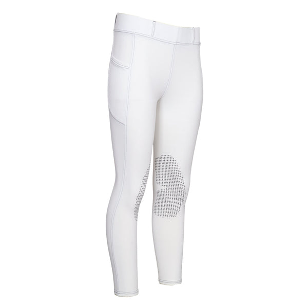 Equine Couture Soft Wash Silicon Knee Patch Tights with Phone Pocket