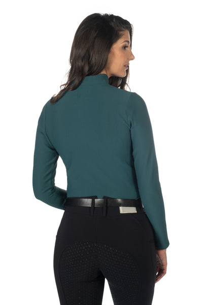 Lauria Garelli   Functional shirt -Livigno Ribbed Deep Green