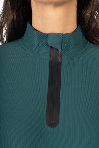 Lauria Garelli   Functional shirt -Livigno Ribbed Deep Green