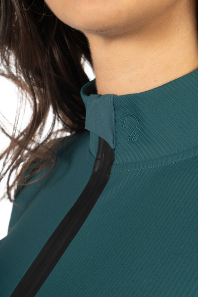 Lauria Garelli   Functional shirt -Livigno Ribbed Deep Green