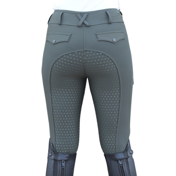 Comfort Grip Leggings - Forest Green