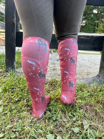 Deinhardt Designs Prints with a Purpose SHANGRI-LA Riding Socks