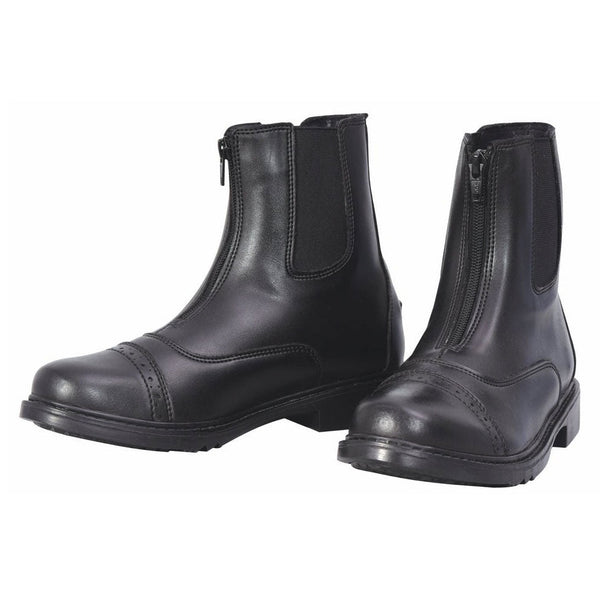 TuffRider Women Starter Synthetic Leather Front Zipper Paddock Boots