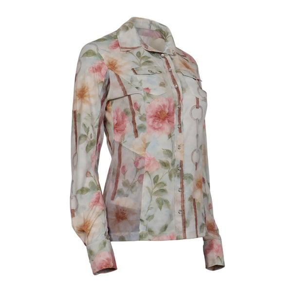 Dapplebay Vintage Floral Western Riding Top