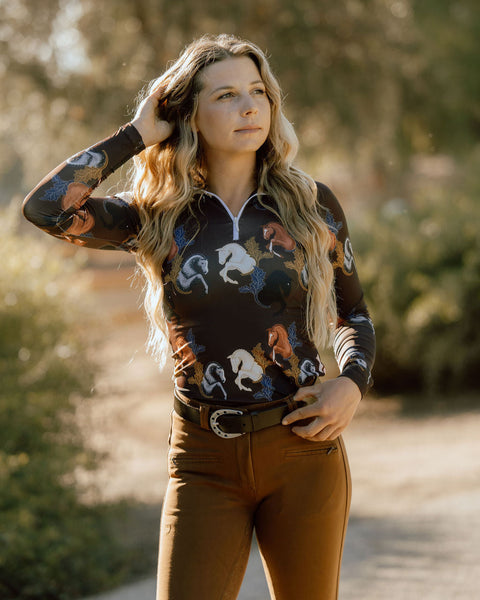 D. D. Impulsion & Straightness SARAH Long Sleeved Training Shirt