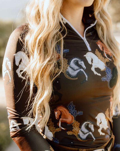 D. D. Impulsion & Straightness SARAH Long Sleeved Training Shirt