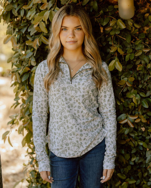 D. D. Connection Collection EVERGREEN Long Sleeved Training Shirt