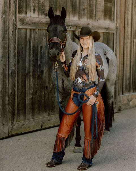 D. D. Impulsion & Straightness SARAH Long Sleeved Training Shirt