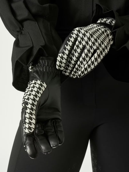 PS of Sweden Hannah Houndstooth Riding Gloves