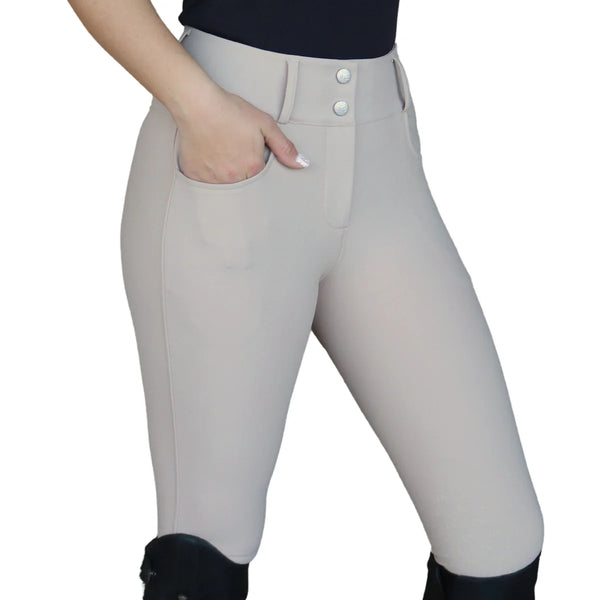 Divine Equestrian Dignified Competition Breeches - Knee Patch
