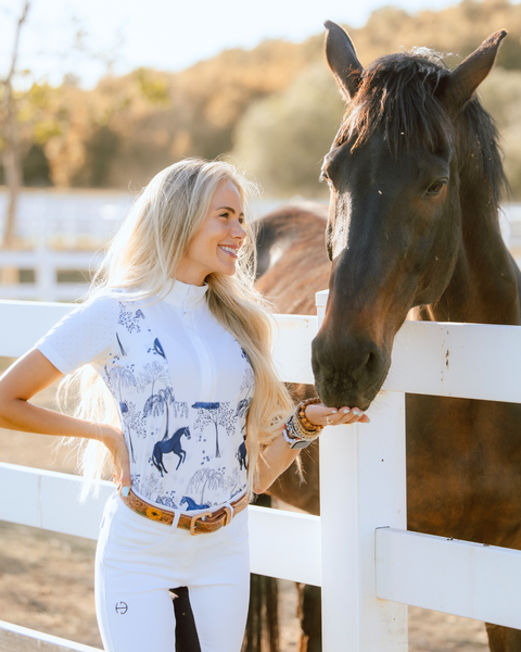 D. D. Short Sleeve Capriole Competition Shirt - ELOISE