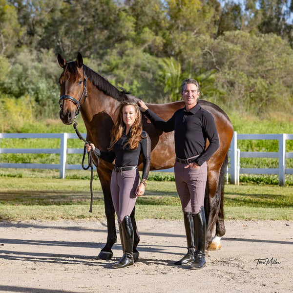 Halter Ego Evolution Mystique Full Seat Breeches - Sparrow - Mid Waist