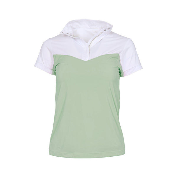 Dapplebay Lady 1/4 Zip SS Show Top-Sage