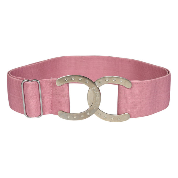 Dapplebay Horse Shoe Elastic Belt-Light Pink