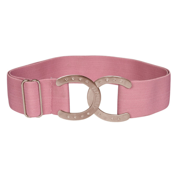 Dapplebay Horse Shoe Elastic Belt-Light Pink