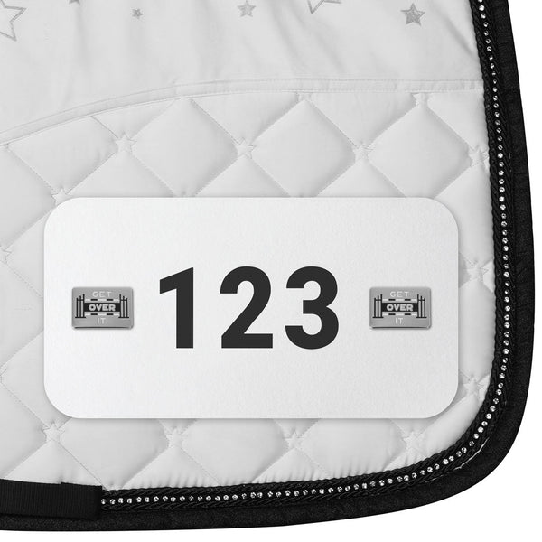 Dapplebay Horse Show Number Pins - Get Over It