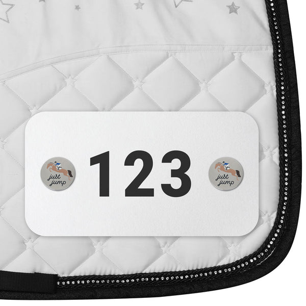 Dapplebay Horse Show Number Pins - Just Jump