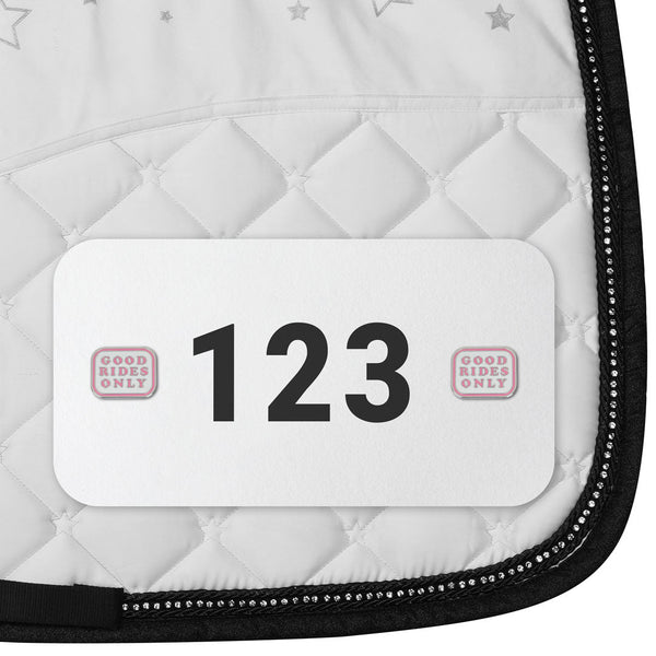 Dapplebay Horse Show Number Pins - Good Rides Only