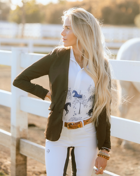 D. D. Long Sleeve Capriole Competition Shirt - ELOISE