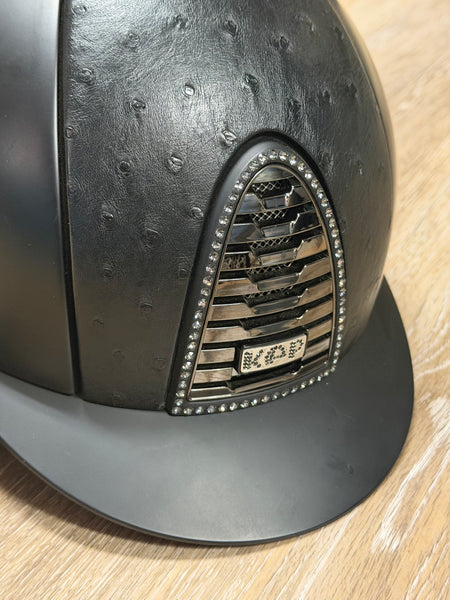 KEP Cromo 2.0 Black Ostrich Leather with Crystals