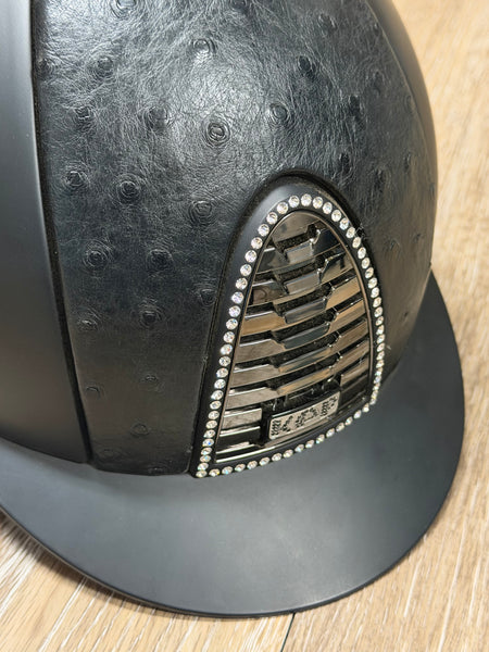 KEP Cromo 2.0 Black Ostrich Leather with Crystals