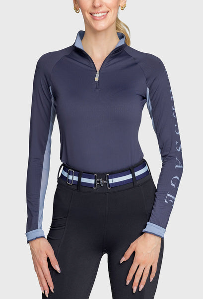 Kastel Long Sleeve Navy Dressage