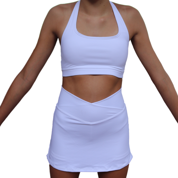 Straight Tennis Skirt - White