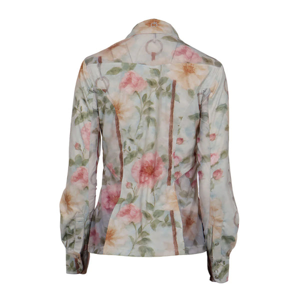 Dapplebay Vintage Floral Western Riding Top