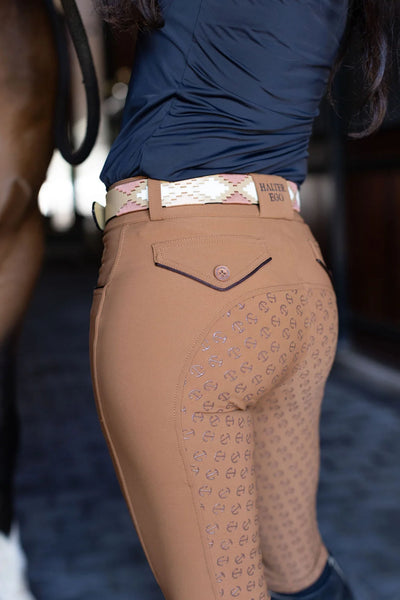 Halter Ego Evolution Mystique Full Seat Breeches - Toffee Espresso