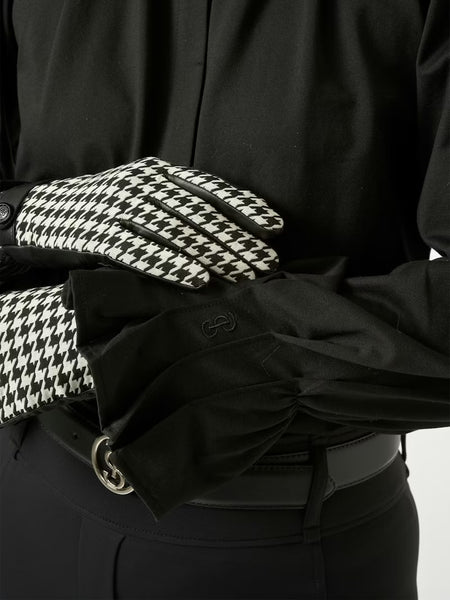 PS of Sweden Hannah Houndstooth Riding Gloves