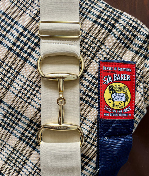 The Novella Beige Snaffle Belt (1.5 inches)