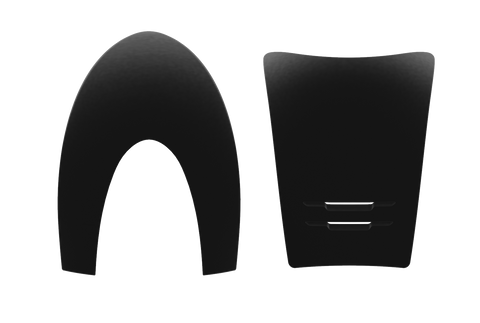 KEP Front + Back Insert Box Velvet Black for Cromo 2.0 helmets