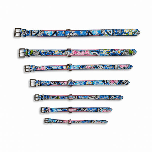 The Blossom Leather Dog Collar