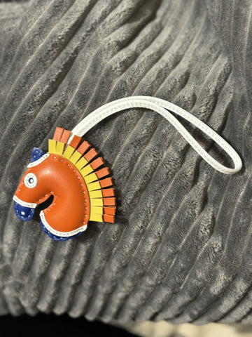 Horse leather ornament