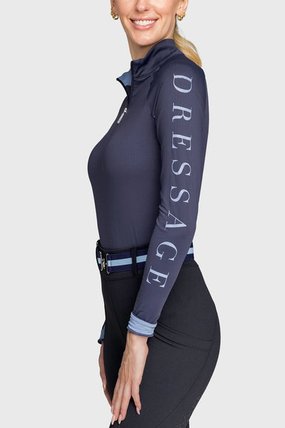 Kastel Long Sleeve Navy Dressage