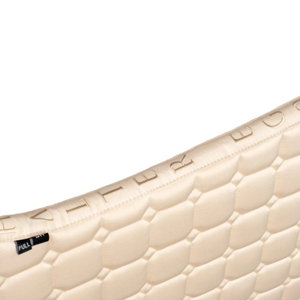 Halter Ego  Carbon Tech Satin Classic Dressage
Saddle Pad - Full - Ivory Luxe