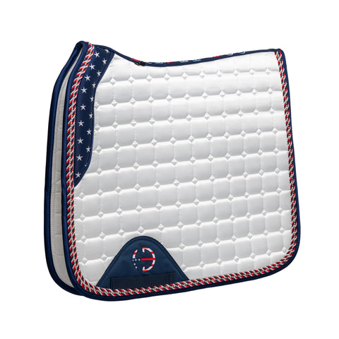 Limited Edition TEAM USA Satin Classic Dressage Saddle Pad (Cob)