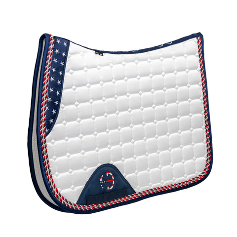 Limited Edition TEAM USA Satin Classic Jump Saddle Pad