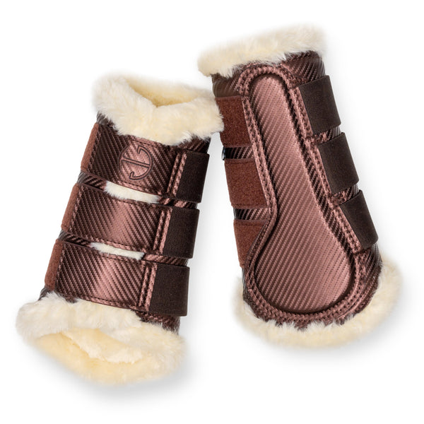 Metallics Collection: Carbon Tech Brushing Boots - Gilded Mocha