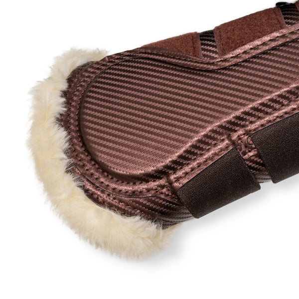 Metallics Collection: Carbon Tech Brushing Boots - Gilded Mocha