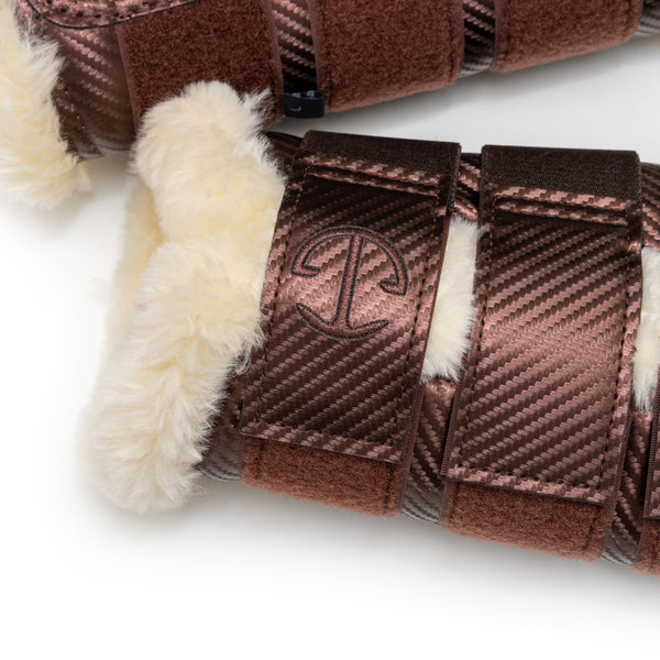Metallics Collection: Carbon Tech Brushing Boots - Gilded Mocha