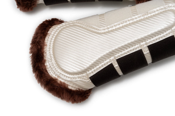 Carbon Tech Collection Brushing Boots - Ivory Luxe